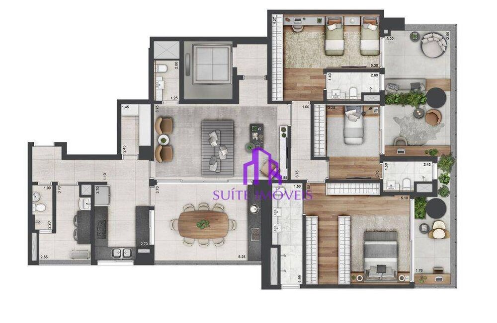 Apartamento, 4 quartos, 240 m² - Foto 10