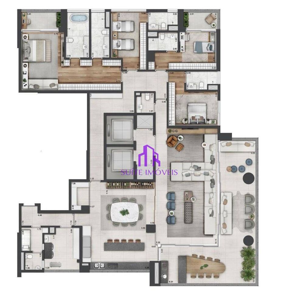 Apartamento, 4 quartos, 240 m² - Foto 11