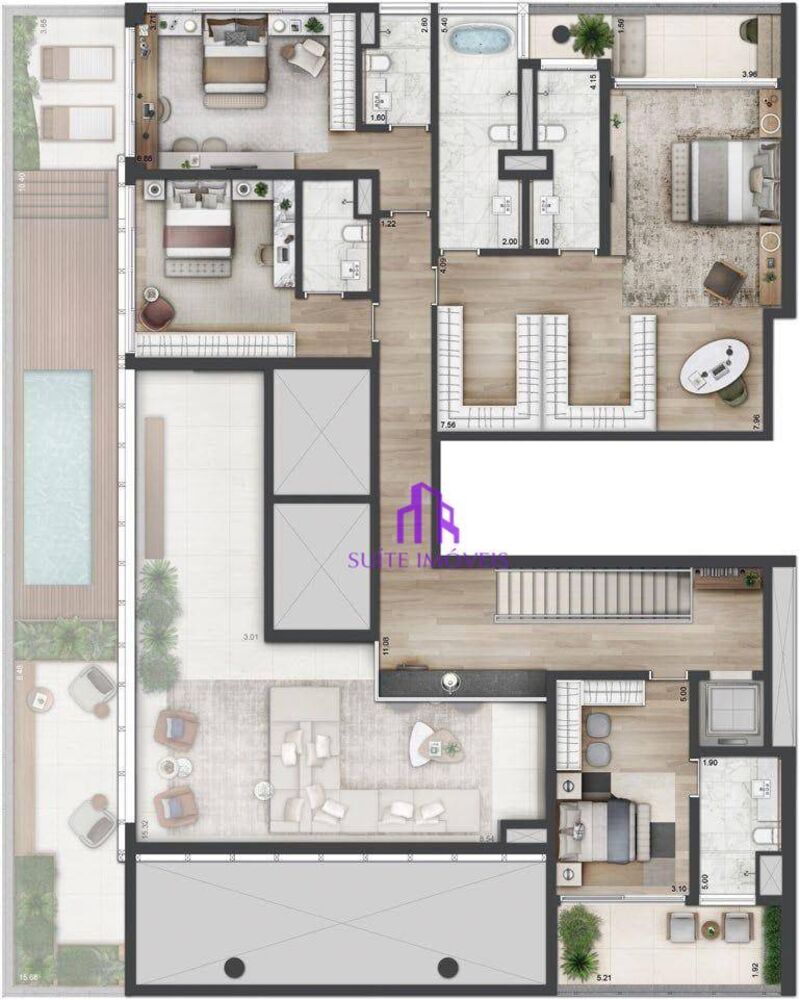 Apartamento, 4 quartos, 240 m² - Foto 5