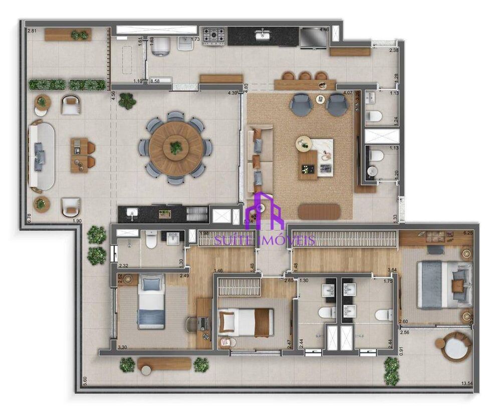Apartamento, 3 quartos, 122 m² - Foto 10