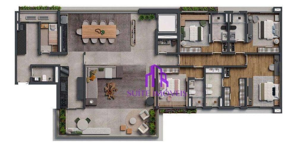 Apartamento, 3 quartos, 205 m² - Foto 15