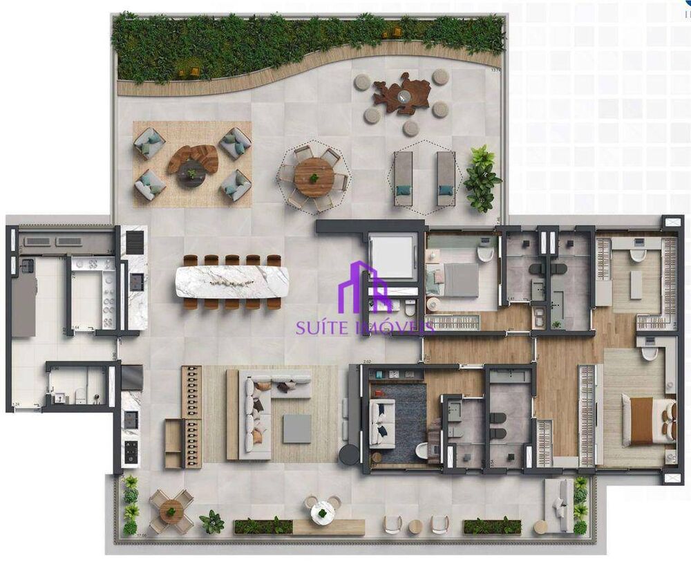 Apartamento, 3 quartos, 205 m² - Foto 10