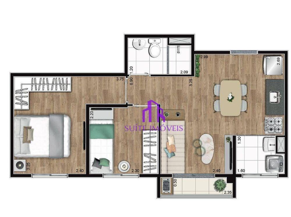 Apartamento, 2 quartos, 37 m² - Foto 5