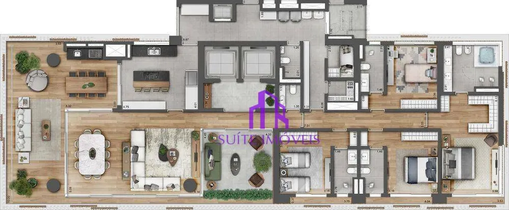 Apartamento, 4 quartos, 355 m² - Foto 4