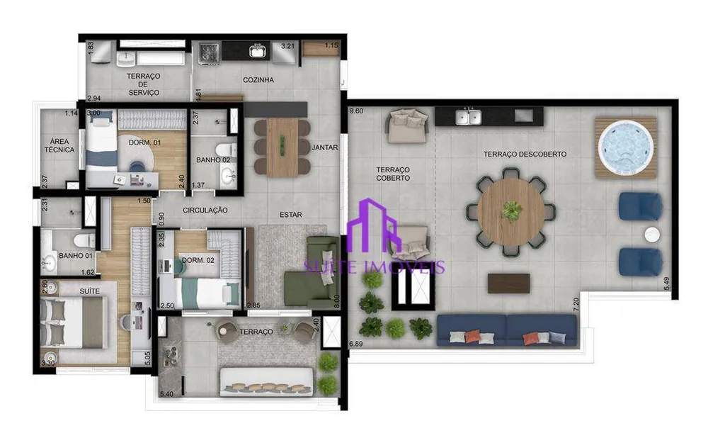 Apartamento, 1 quarto, 34 m² - Foto 4
