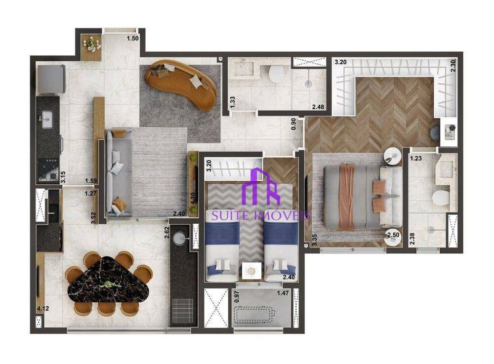 Apartamento, 2 quartos, 70 m² - Foto 15