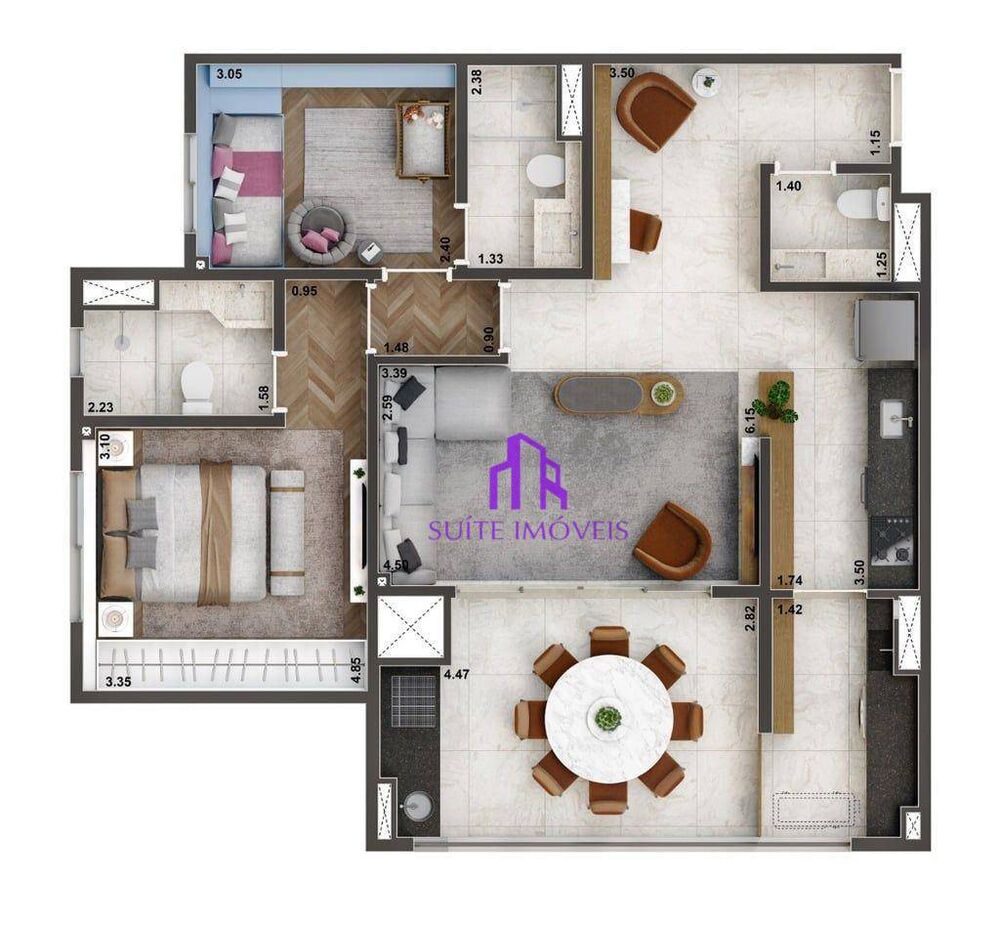 Apartamento, 2 quartos, 70 m² - Foto 14