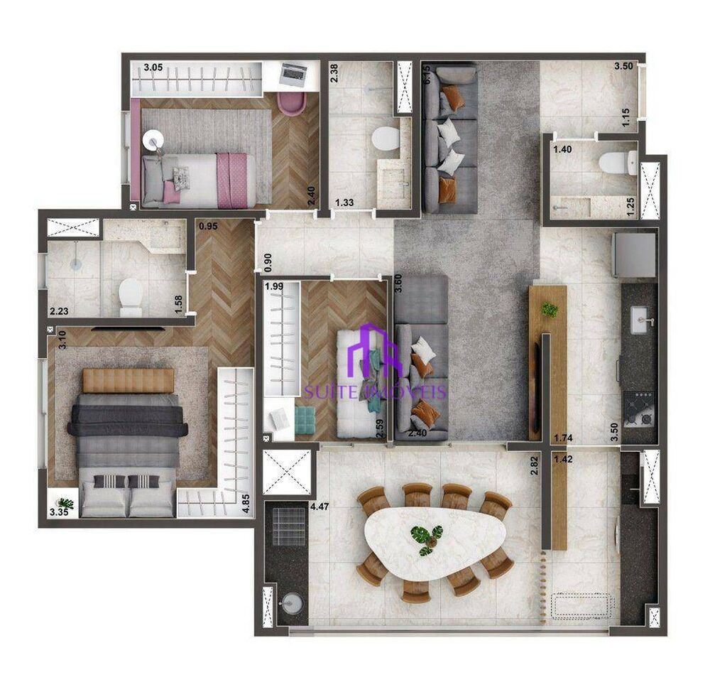 Apartamento, 2 quartos, 70 m² - Foto 16