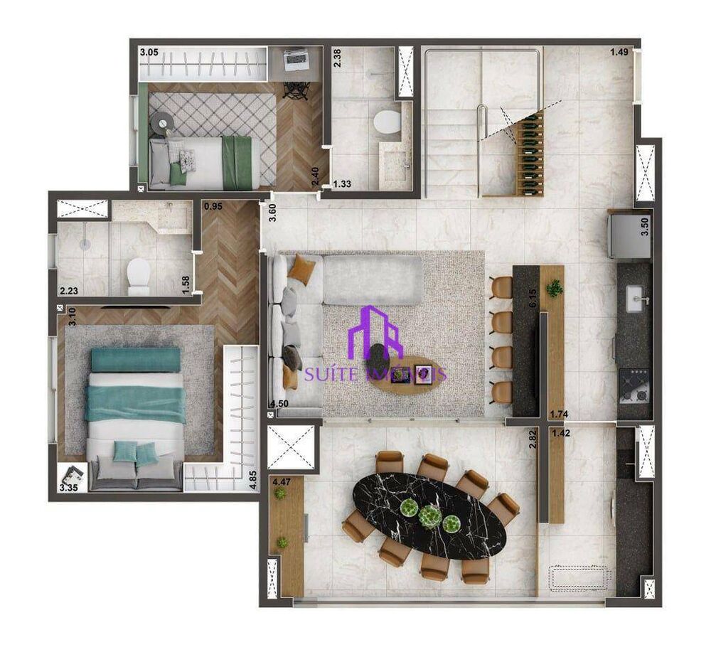 Apartamento, 2 quartos, 70 m² - Foto 18