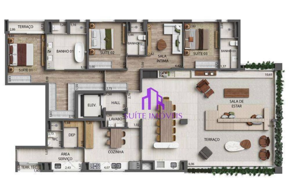 Cobertura, 3 quartos, 354 m² - Foto 13