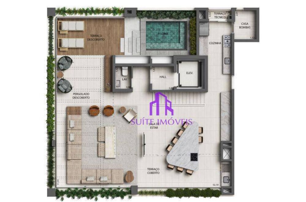 Cobertura, 3 quartos, 354 m² - Foto 7