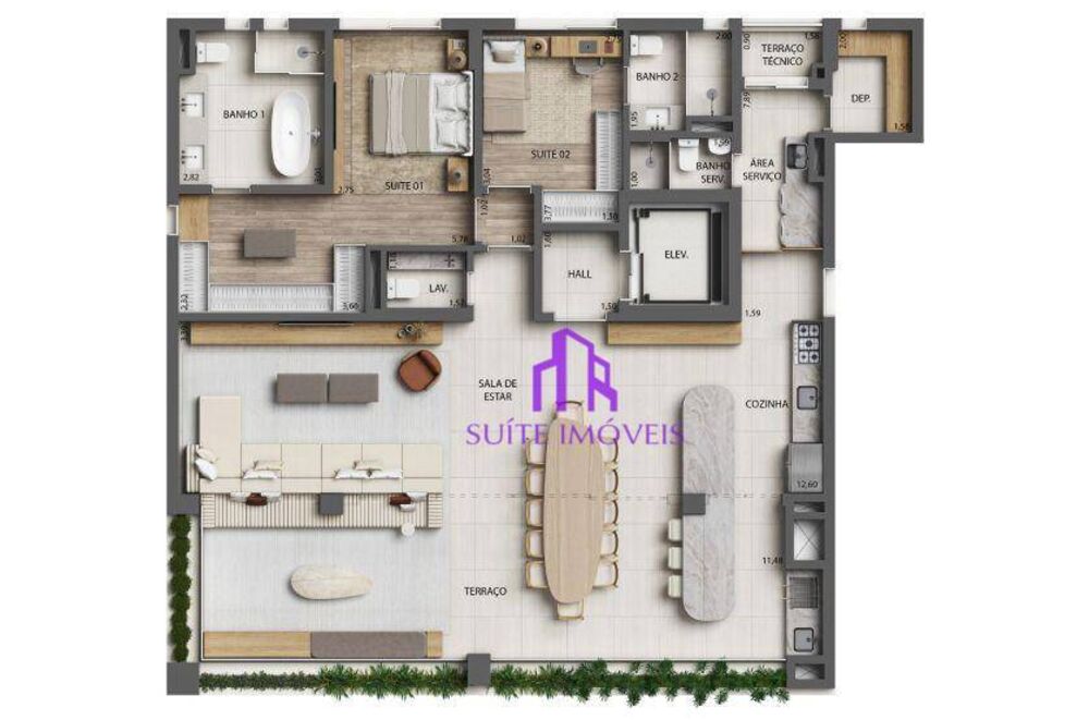 Cobertura, 3 quartos, 354 m² - Foto 6