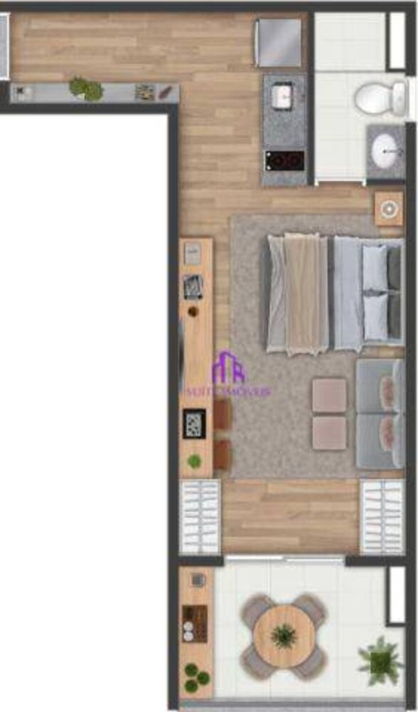 Kitnet-Studio, 30 m² - Foto 14