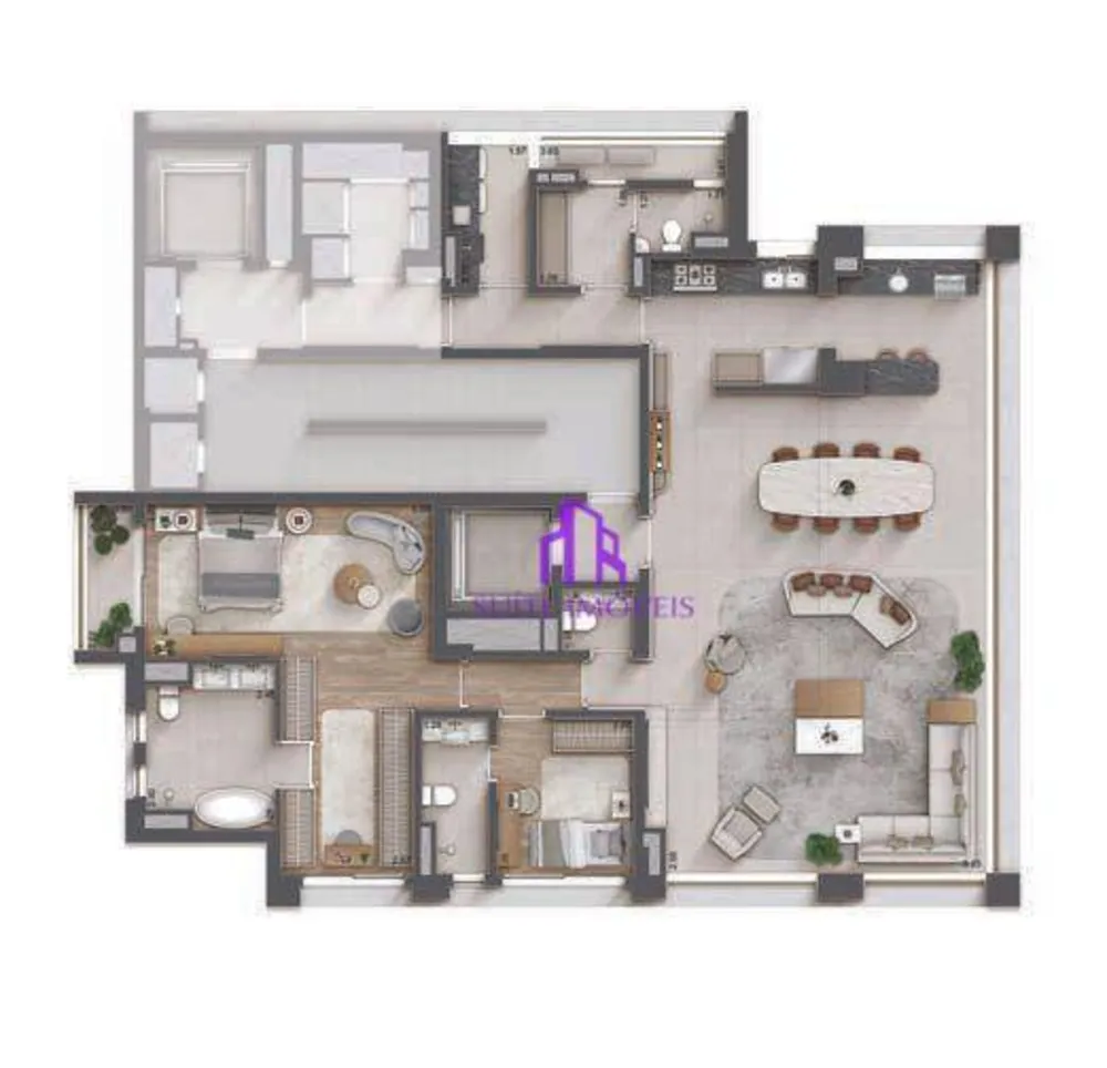 Cobertura, 4 quartos, 276 m² - Foto 1