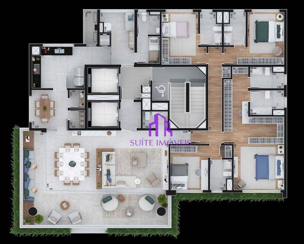 Apartamento, 4 quartos, 276 m² - Foto 7