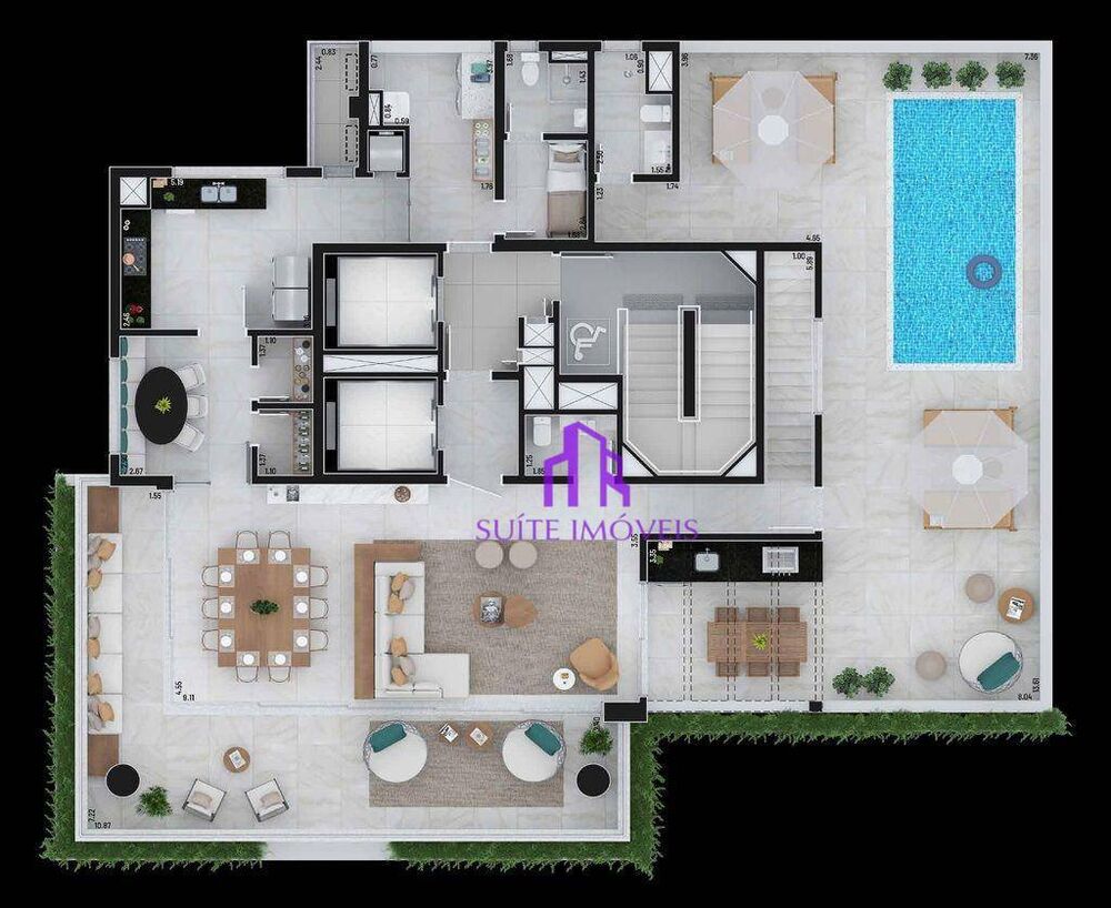 Apartamento, 4 quartos, 276 m² - Foto 3