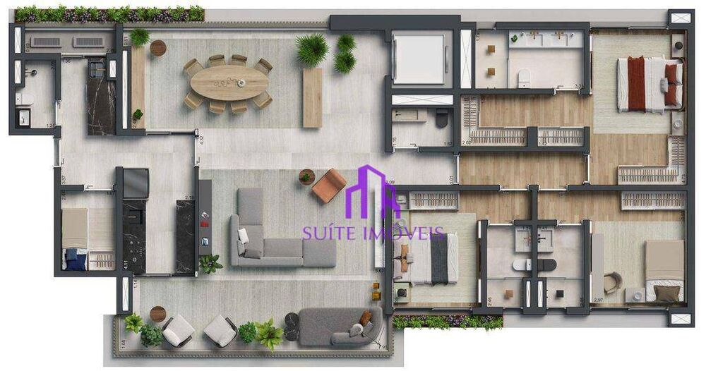 Cobertura, 3 quartos, 360 m² - Foto 33