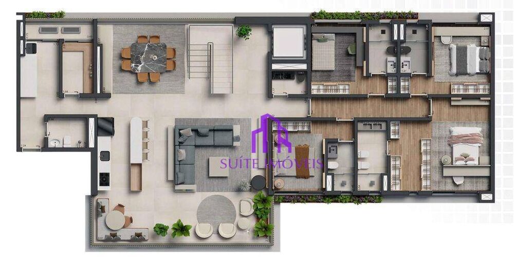 Cobertura, 3 quartos, 360 m² - Foto 19