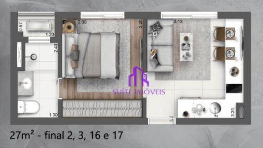 Apartamento, 2 quartos, 45 m² - Foto 6