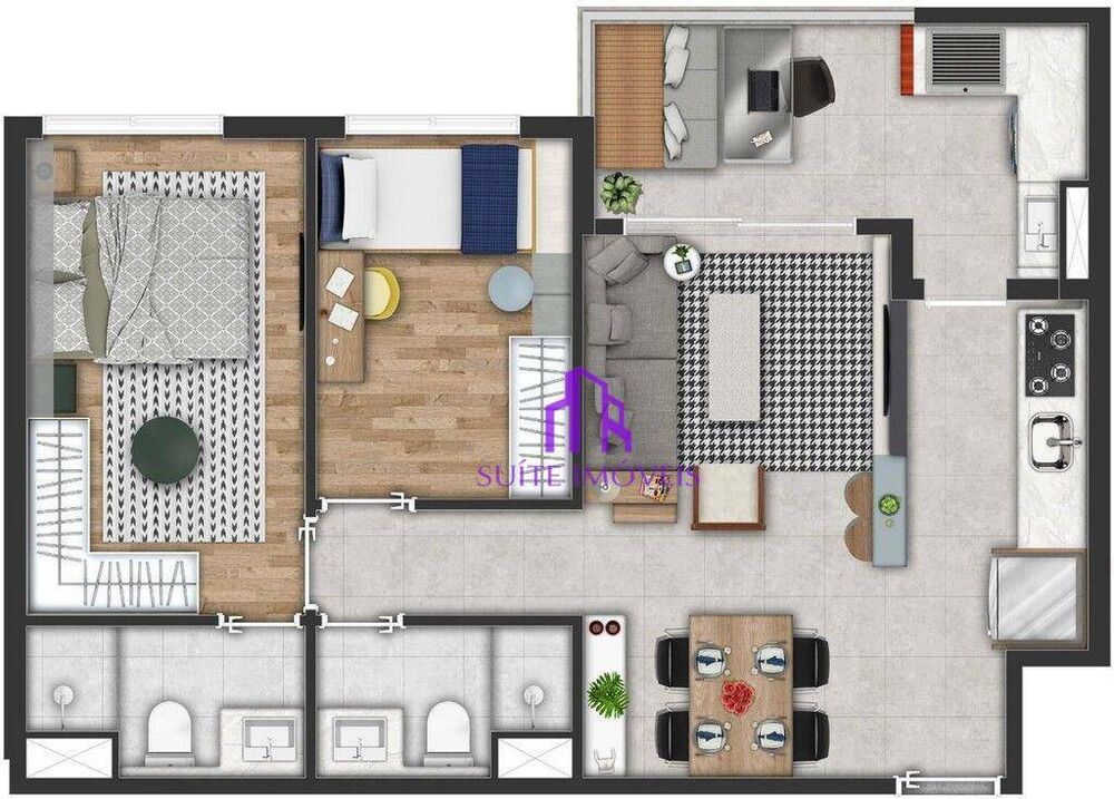 Apartamento, 3 quartos, 84 m² - Foto 1