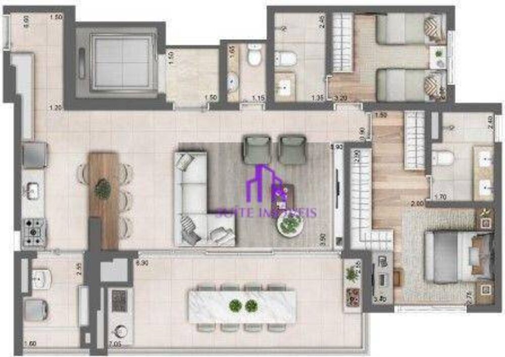 Apartamento, 4 quartos, 161 m² - Foto 16