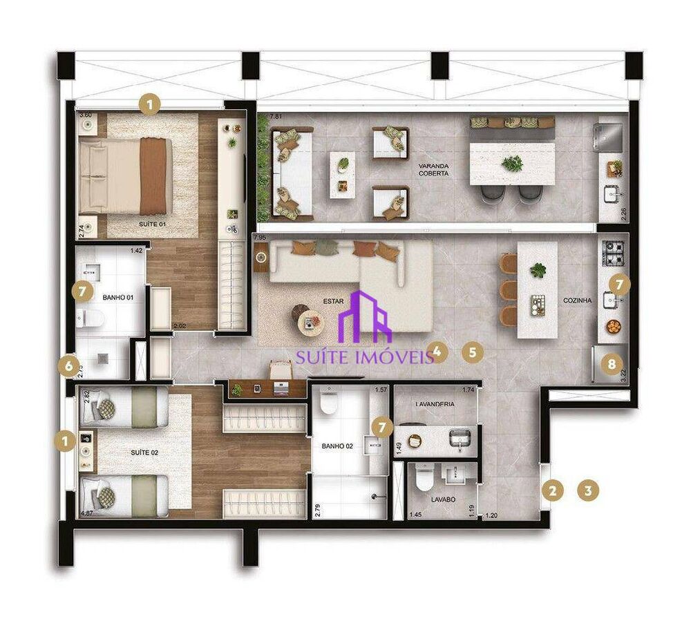 Apartamento, 1 quarto, 57 m² - Foto 24