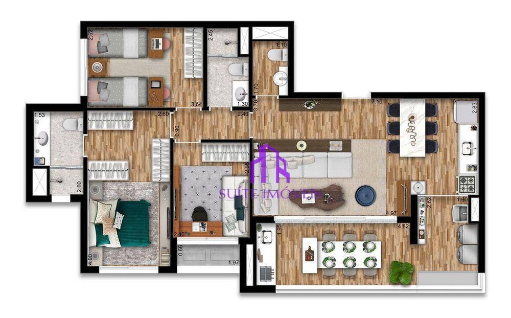 Apartamento, 3 quartos, 99 m² - Foto 4