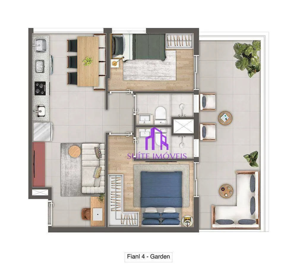 Apartamento, 3 quartos, 67 m² - Foto 2