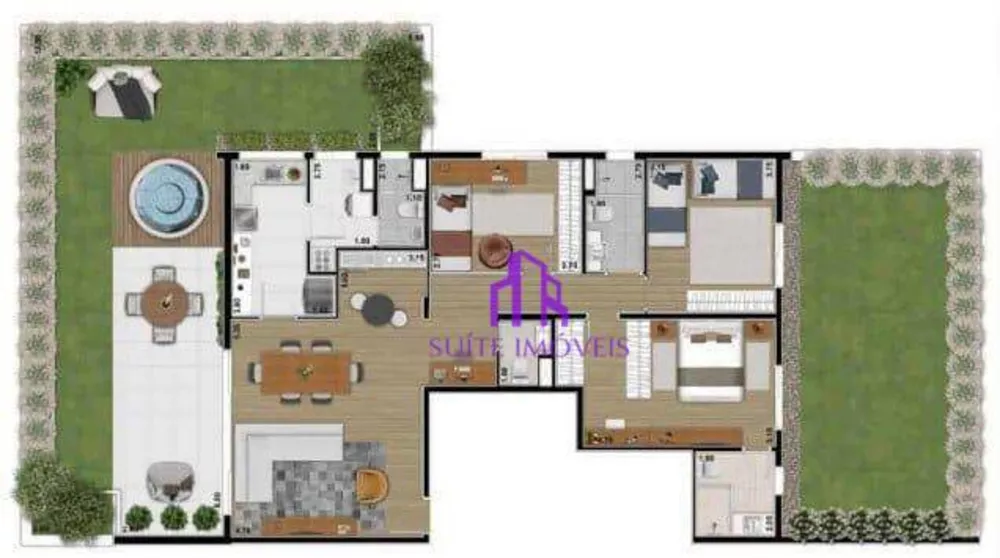 Apartamento, 3 quartos, 132 m² - Foto 2