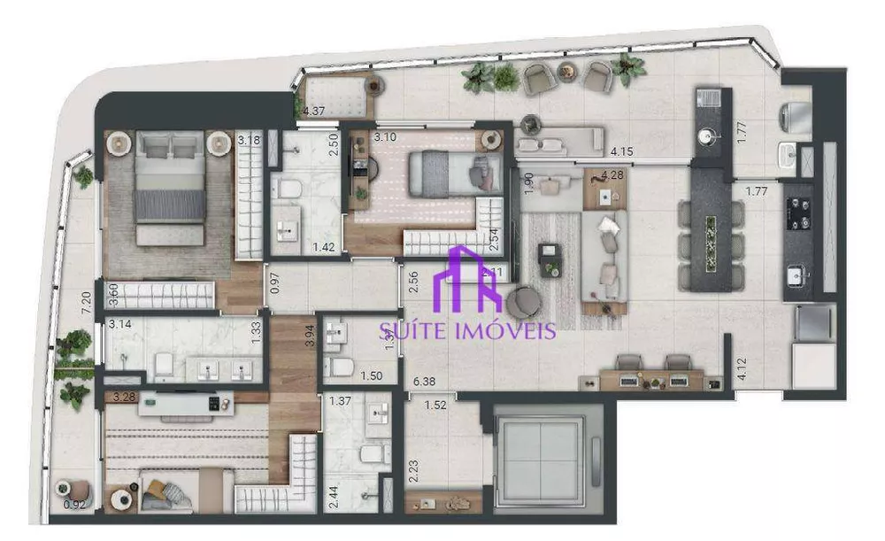 Apartamento, 3 quartos, 106 m² - Foto 12