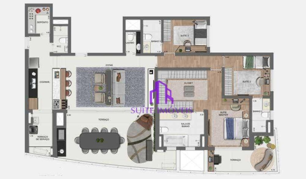 Apartamento, 4 quartos, 157 m² - Foto 21