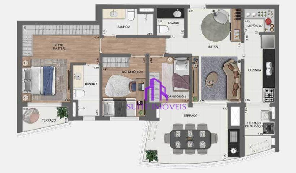 Apartamento, 4 quartos, 157 m² - Foto 24