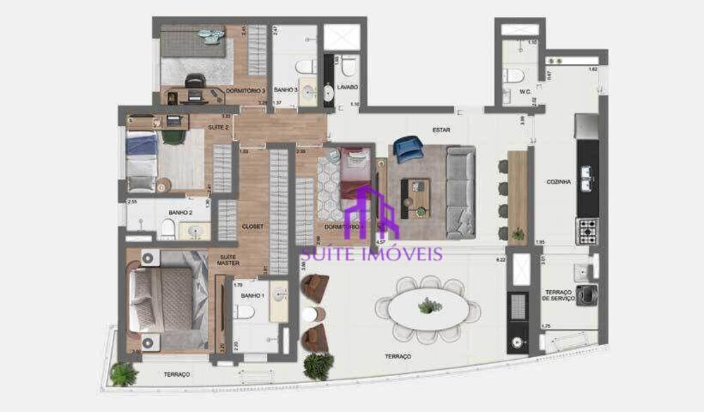 Apartamento, 4 quartos, 157 m² - Foto 23