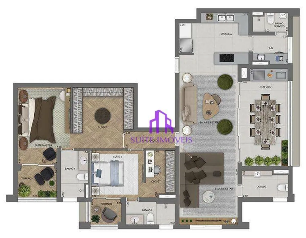 Apartamento, 3 quartos, 181 m² - Foto 4
