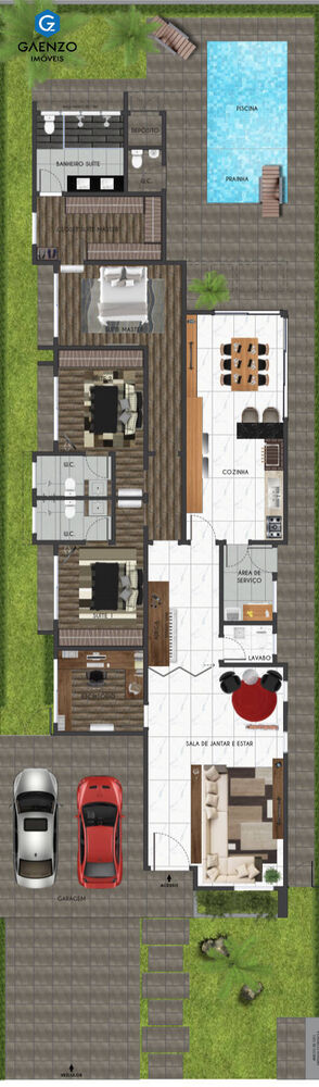 Casa de Condomínio, 3 quartos - Foto 4