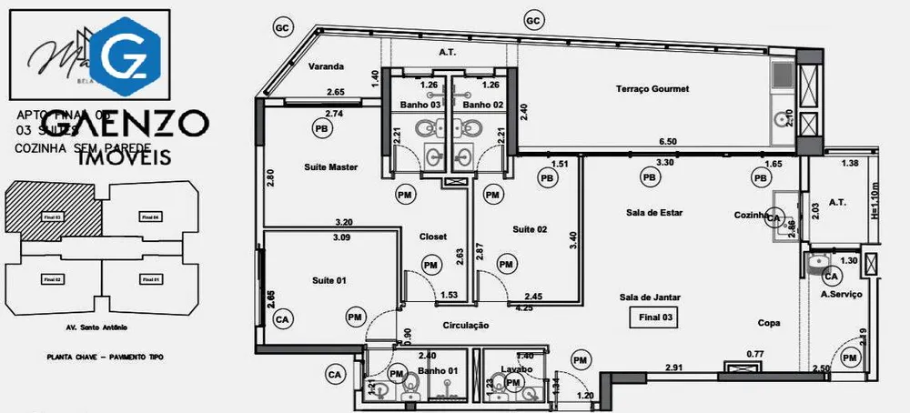 Apartamento, 3 quartos, 115 m² - Foto 6