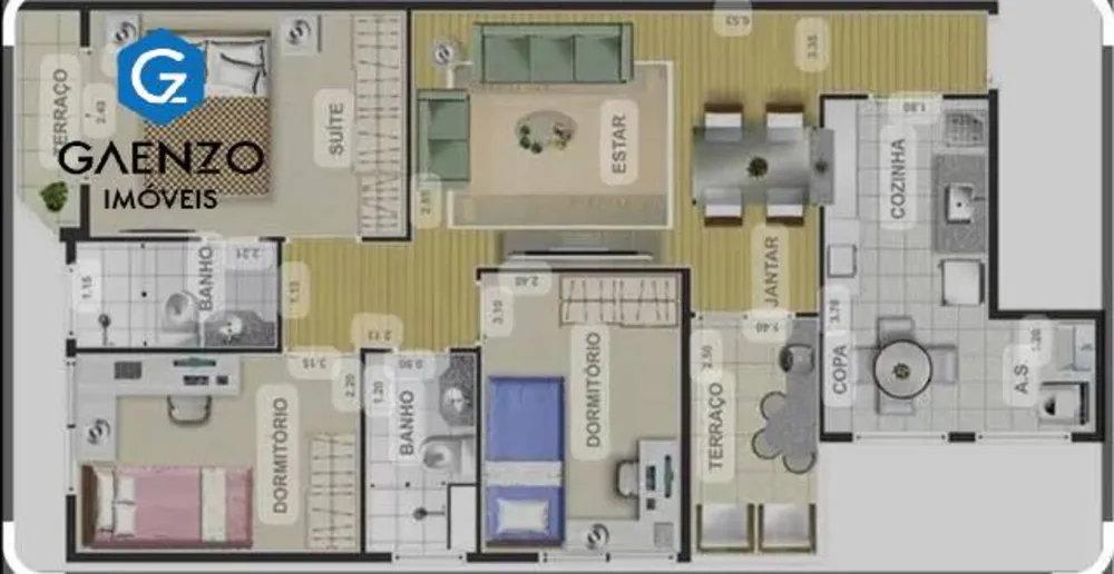 Apartamento, 3 quartos, 77 m² - Foto 11