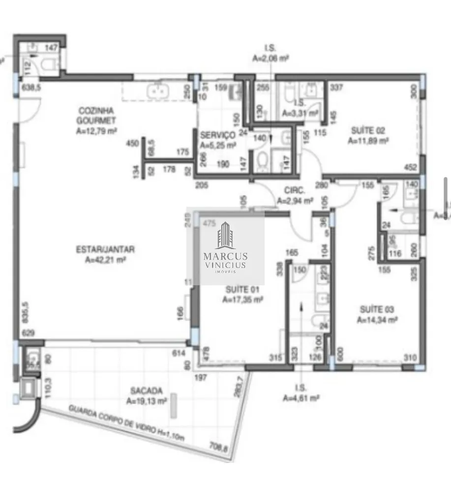 Apartamento, 3 quartos, 164 m² - Foto 8