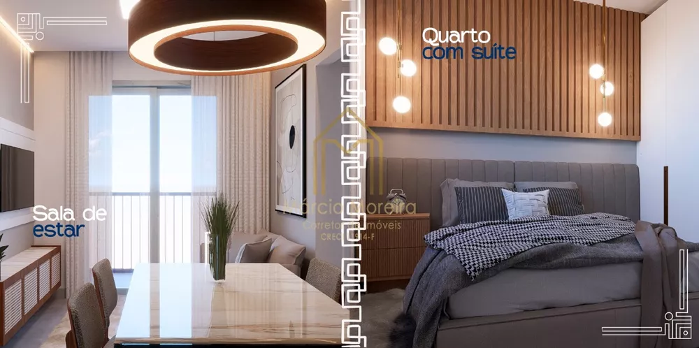 Apartamento à venda com 2 quartos, 42m² - Foto 3