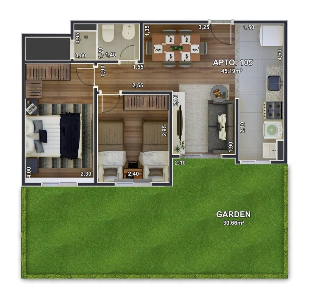 Apartamento, 2 quartos, 75 m² - Foto 38