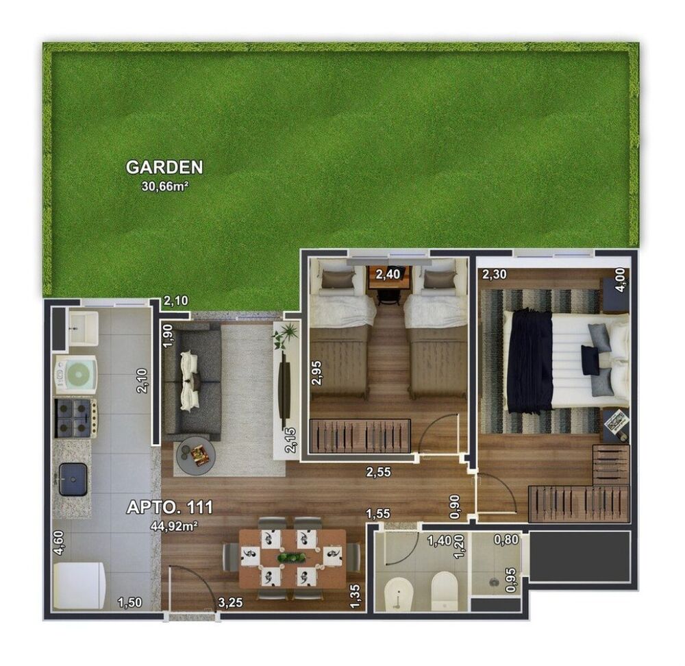 Apartamento, 2 quartos, 75 m² - Foto 40