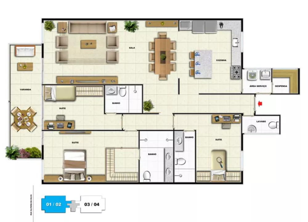 Apartamento, 2 quartos, 94 m² - Foto 10