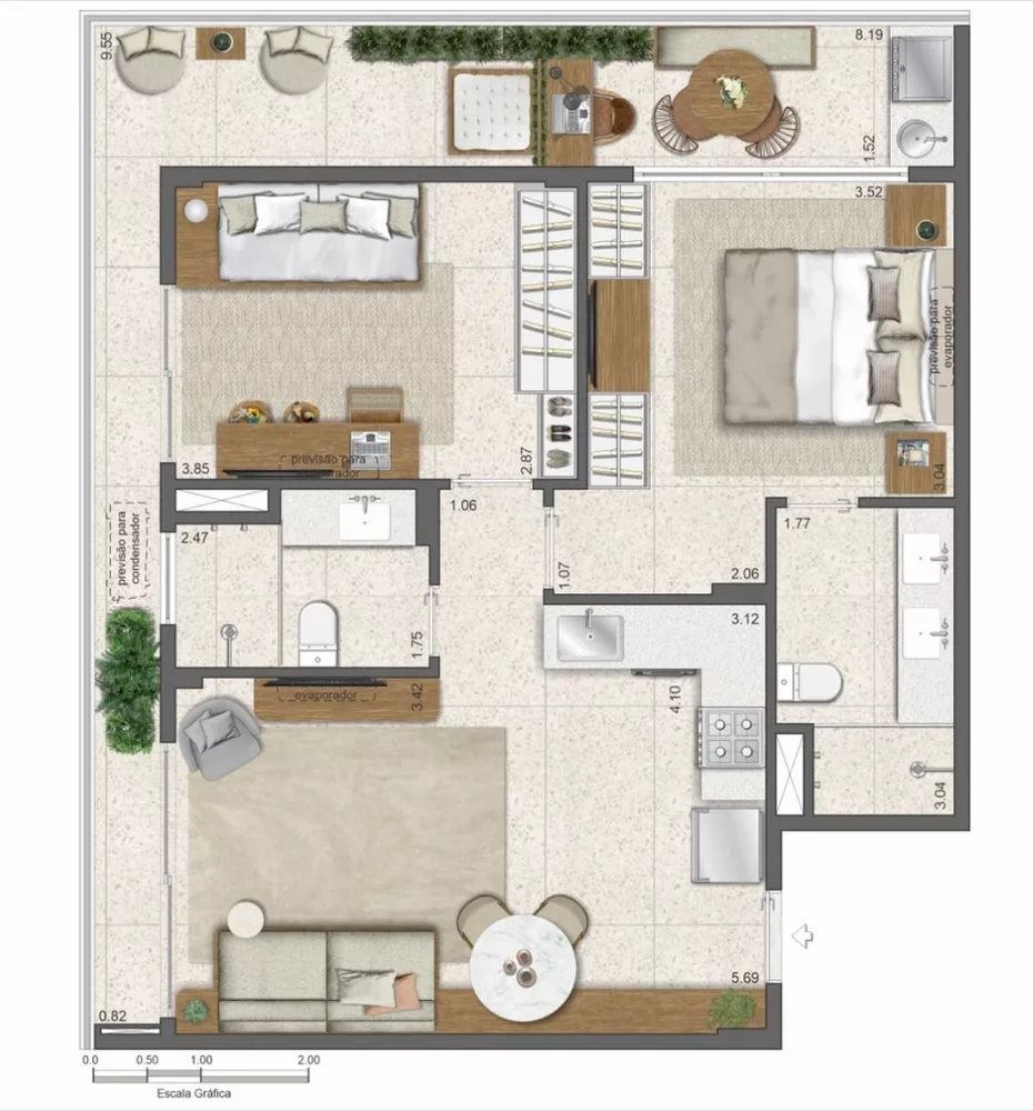 Apartamento, 1 quarto, 38 m² - Foto 32