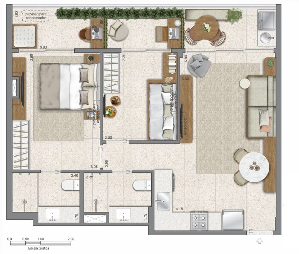 Apartamento, 1 quarto, 38 m² - Foto 31