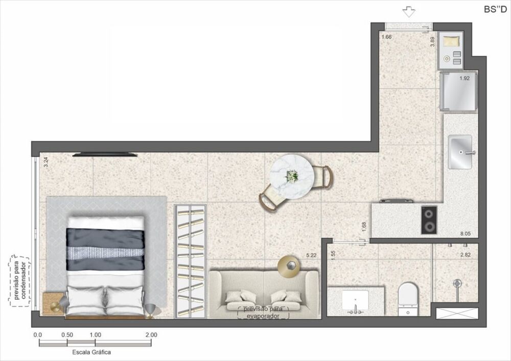 Apartamento, 1 quarto, 38 m² - Foto 23