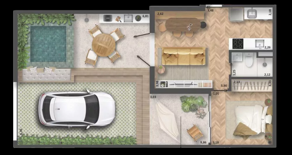 Apartamento, 1 quarto, 51 m² - Foto 16