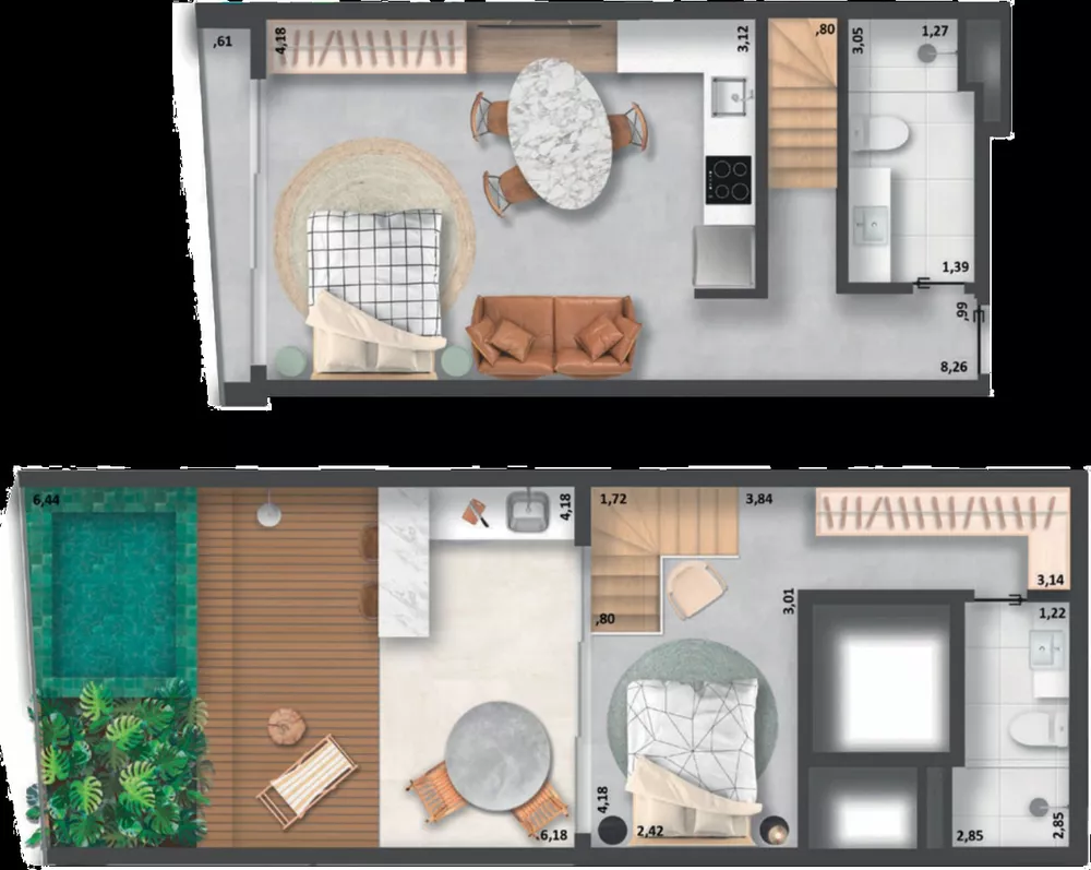 Apartamento, 1 quarto, 51 m² - Foto 25