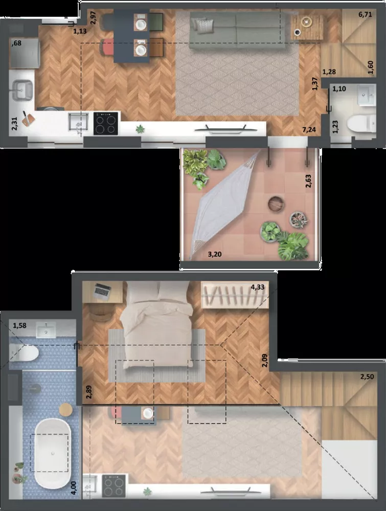 Apartamento, 1 quarto, 51 m² - Foto 23