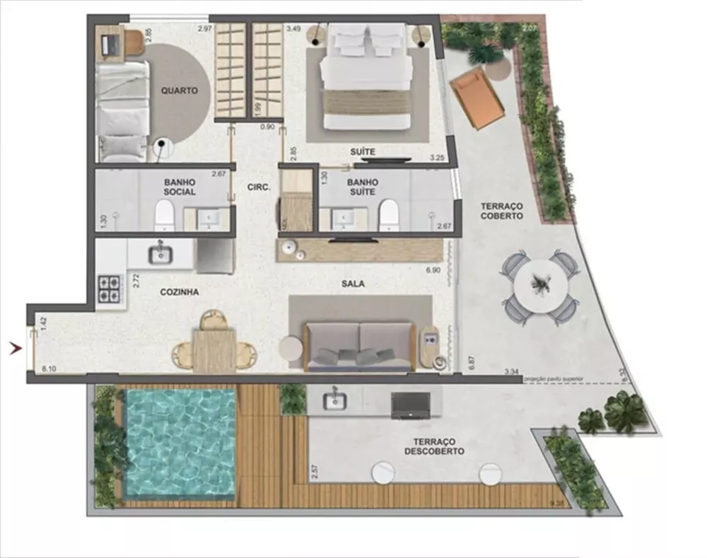 Apartamento, 2 quartos, 54 m² - Foto 31