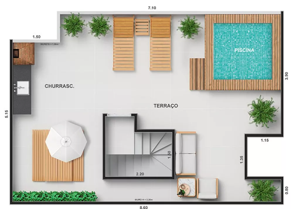 Apartamento, 2 quartos, 40 m² - Foto 30